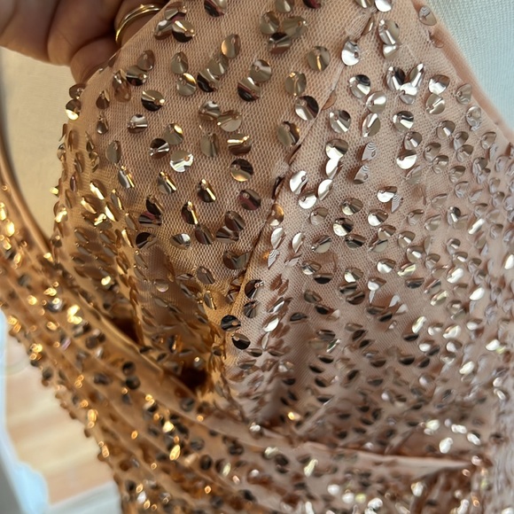 Never worn before Pink Sequin Maxi Dress with High Split! 😍😍😍😍 Size Medium - Picture 7 of 7